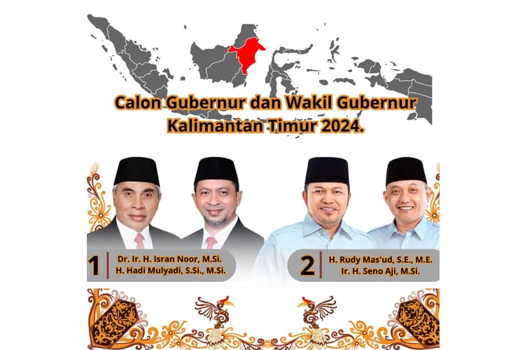 Hitung Cepat Pilgub Kaltim 2024, Rudy-Seno Ungguli Isran-Hadi